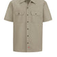 Men's Short-Sleeve Traditional Work Shirt - 2574 - Khaki