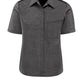 Women's Airflow Cook Shirt with OilBlok - 501W - Charcoal Heather with Charcoal/Black Mesh