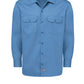 Men's Long Sleeve Traditional Work Shirt - 5574 - Gulf Blue