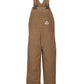 Men's Heavyweight Flame-Resistant Knee Zip Bib Overall - BLN6 - Brown Duck