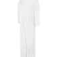 Men's Snap-Front Cotton Coverall - CC14 - White