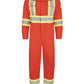 Men's Premium Coverall with 4" Reflective Trim - CLBD - Orange