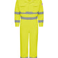 Men's Lightweight Flame-Resistant Hi-Visibility Deluxe Coverall with Reflective Trim - CMD8 - Hi-Visibility (Yellow)