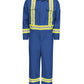 Men's Midweight Nomex Flame-Resistant Reflective Premium Coverall - CNBC - Royal Blue