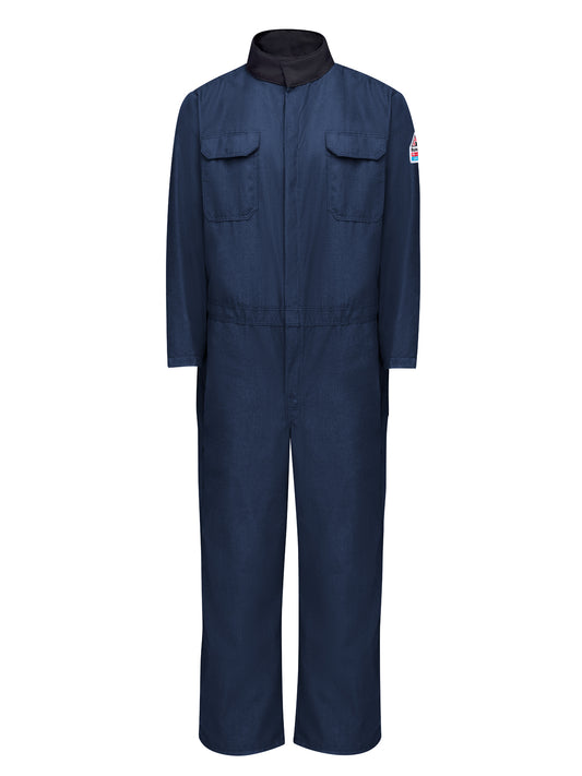 Men's Flame-Resistant and Chemical Splash Protection Coverall - CNR6 - Navy