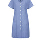 Women's Short Sleeve Dress - DP23 - Light Blue