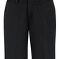 Women's 9" Flat Front Shorts - FR22 - Black