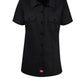 Women's Short-Sleeve Traditional Shirt - FS57 - Black