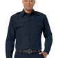 Men's Classic Long Sleeve Fire Chief Shirt - FSC0 - Midnight Navy