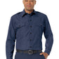 Men's Classic Long Sleeve Fire Chief Shirt - FSC0 - Navy
