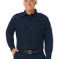Men's Classic Long Sleeve Fire Chief Shirt - FSC4 - Midnight Navy