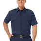 Men's Classic Short Sleeve Fire Chief Shirt - FSC6 - Navy