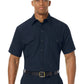 Men's Classic Short Sleeve Western Firefighter Shirt - FSF6 - Midnight Navy