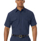 Men's Classic Short Sleeve Western Firefighter Shirt - FSF6 - Navy