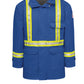 Men's Heavyweight Excel Flame-Resistant Comfortouch Insulated Deluxe Parka with Reflective Trim - JLPC - Royal Blue