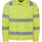 Men's Hi-Visibility Lined Bomber Jacket - JMJ6 - Yellow/Green
