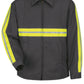 Men's Perma-Lined Panel Jacket - JT50 - Enhanced Visibility Charcoal