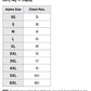 SIZECHART
