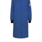 Women's Four-Pocket Flame-Resistant Knit-Cuff Lab Coat - KNC3 - Royal Blue