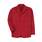 Men's Three-Pocket 30" Lapel Counter Coat - KP10 - Red