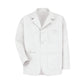 Men's Three-Pocket 30" Lapel Counter Coat - KP10 - White