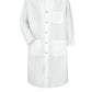 Unisex Snap-Front 45" Spun Polyester Butcher Coat - KS58 - White