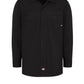 Men's Industrial Cotton Long-Sleeve Work Shirt - L307 - Black