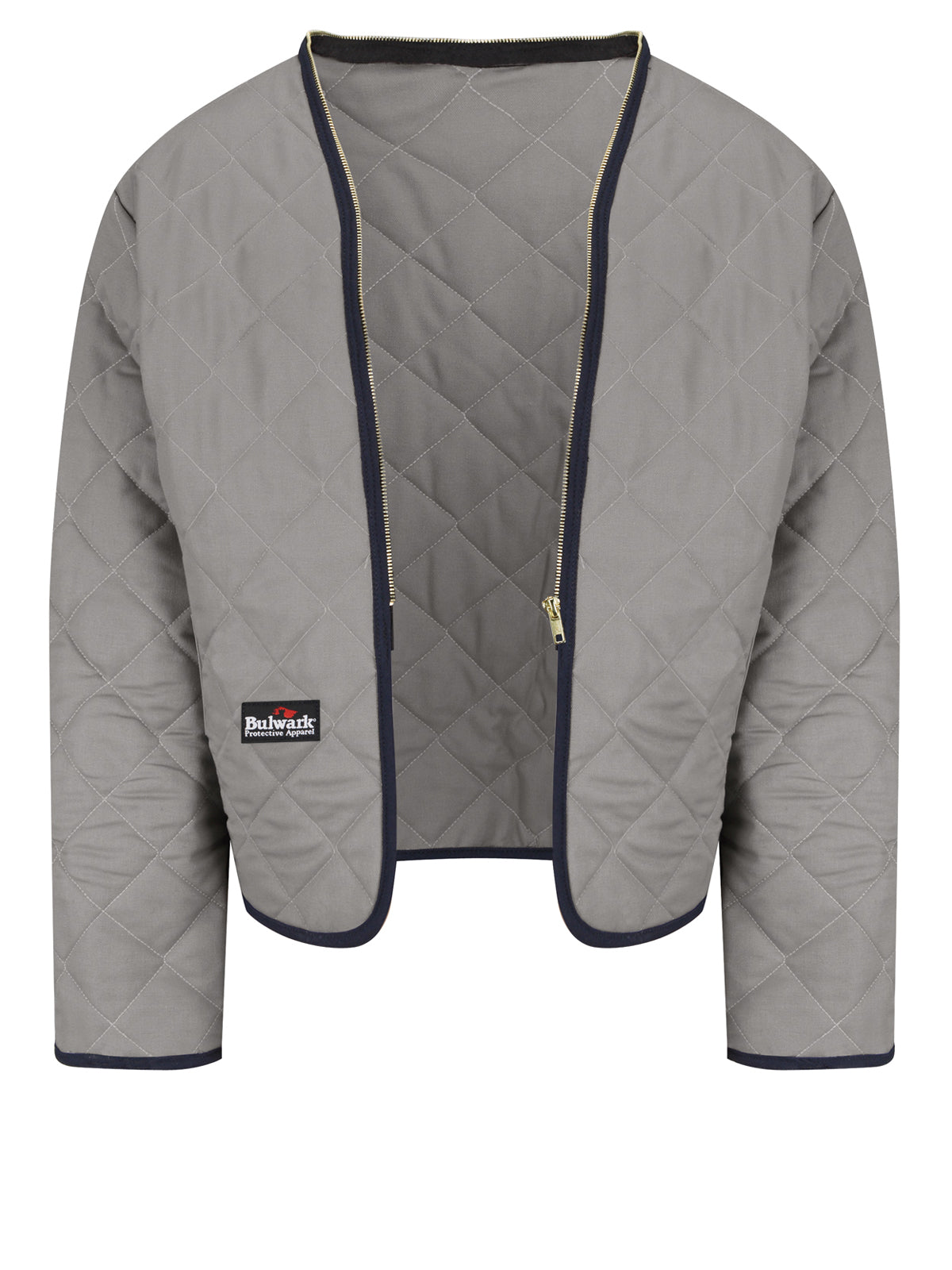 Men's Heavyweight Flame-Resistant Zip-In Modaquilt Jacket Liner - LML4 - Gray