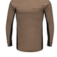 Men's Flame-Resistant Concealed Chest Pocket Long Sleeve Base Layer Shirt - MPS8 - Khaki