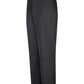 Men's Plain Front Cotton Casual Pant - PC44 - Black