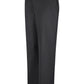 Women's Plain Front Cotton Pant - PC45 - Black