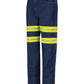 Men's Relaxed Fit Jean - PD60 - Prewash with Yellow/Green Visibility Trim