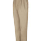 Men's Pleated Twill Slacks - PT38 - Khaki