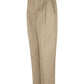 Women's Pleated Twill Slacks - PT39 - Khaki
