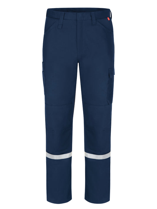 Men's Lightweight Flame-Resistant Pant - QP14 - Enhanced Visibility Navy