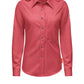 Women's Midweight Flame-Resistant Comfort Snap-Front Woven Shirt - QS27 - Red