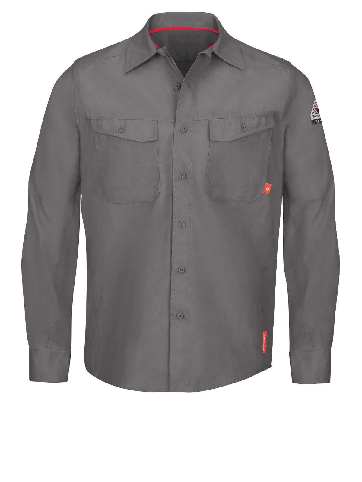 Men's Endurance Collection Flame-Resistant Work Shirt - QS40 - Grey