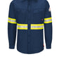 Men's Endurance Collection Flame-Resistant Work Shirt - QS40 - Enhanced Visibility Navy