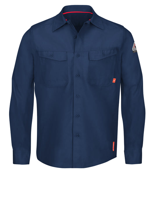 Men's Endurance Collection Flame-Resistant Work Shirt - QS40 - Navy