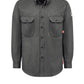 Men's Lightweight Flame-Resistant Comfort Woven Shirt - QS50 - Dark Grey