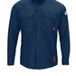 Men's Lightweight Flame-Resistant Comfort Woven Shirt - QS50 - Navy