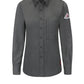 Women's Lightweight Flame-Resistant Comfort Woven Shirt - QS51 - Dark Grey