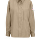 Women's Lightweight Flame-Resistant Comfort Woven Shirt - QS53 - Khaki