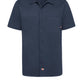 Men's Industrial Cotton Short-Sleeve Work Shirt - S307 - Dark Navy