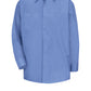 Men's Long Sleeve Industrial Work Shirt - SB12 - Blue Stripes