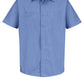 Men's Short Sleeve Industrial Work Shirt - SB22 - Blue Stripes