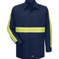 Men's Long Sleeve Wrinkle-Resistant Cotton Work Shirt - SC30 - Enhanced Navy