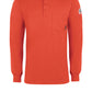 Men's Flame-Resistant Long-Sleeve Henley Shirt - SEL2 - Orange