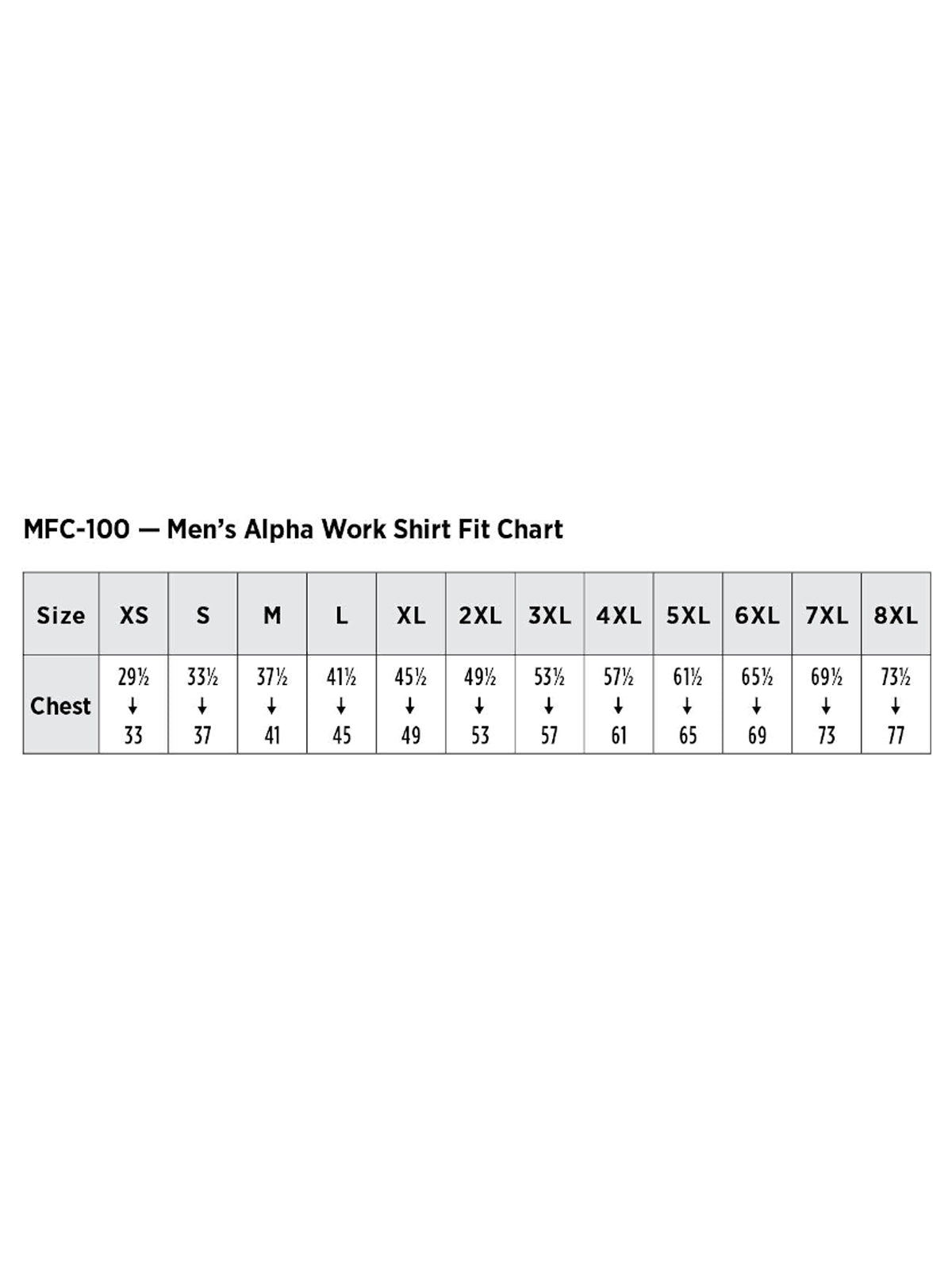 SIZECHART