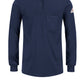 Women's Flame-Resistant Lightweight Long-Sleeve Henley Shirt - SEL3 - Navy